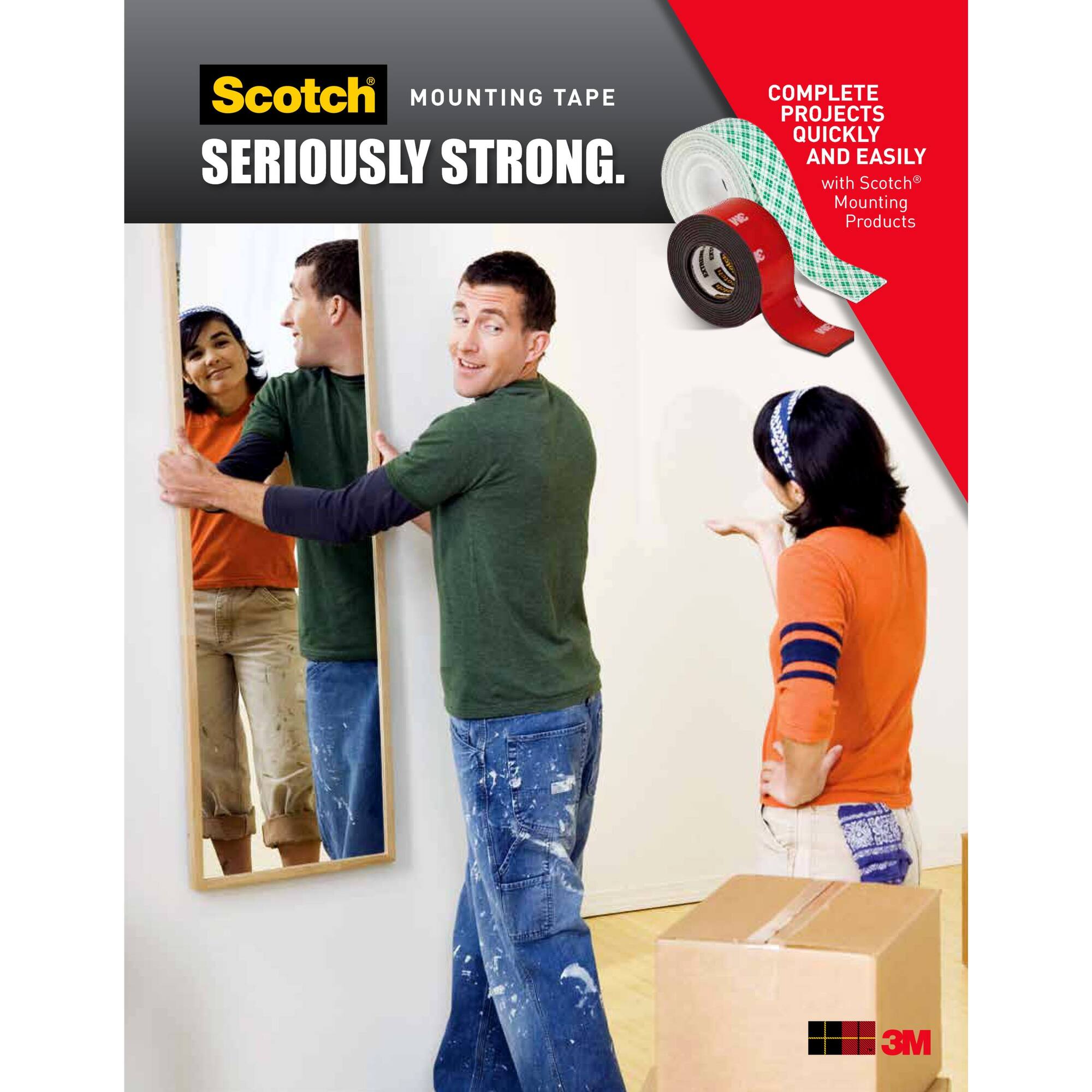 12 Pack: Scotch® Heavy Duty Mounting Tape, 1" x 50"